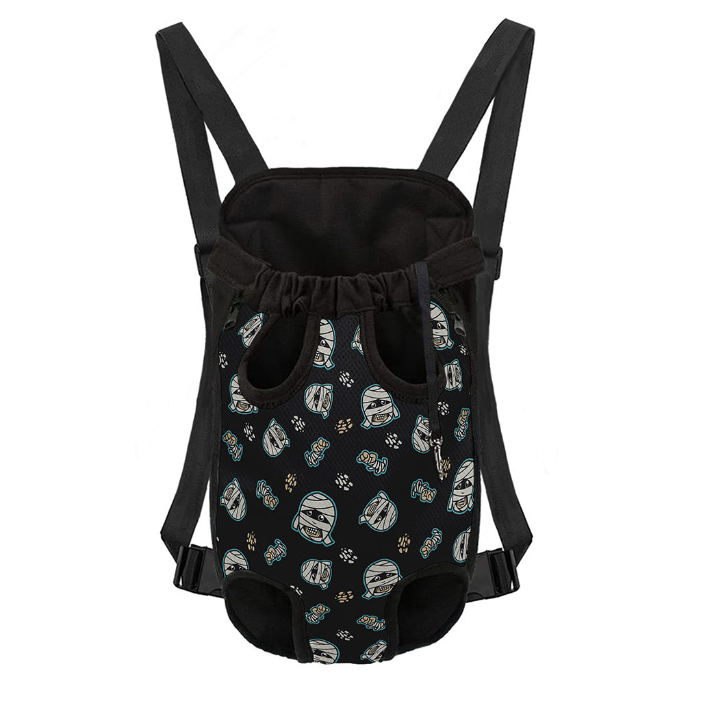 Cartoon Mummy Pattern Print Pet Carrier Backpack