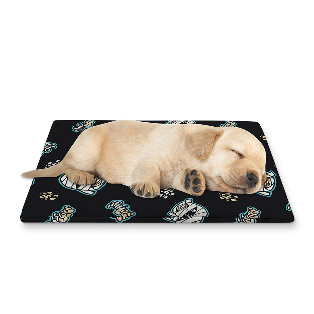 Cartoon Mummy Pattern Print Pet Cooling Mat Cover