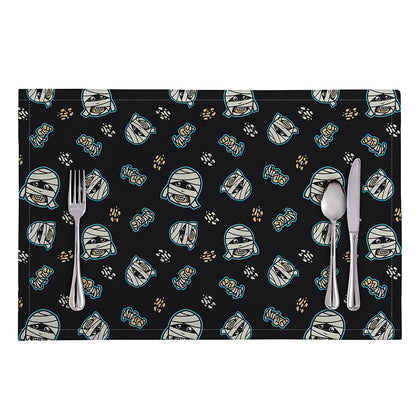 Cartoon Mummy Pattern Print Placemat