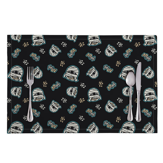 Cartoon Mummy Pattern Print Placemat