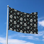 Cartoon Mummy Pattern Print Polyester Flag
