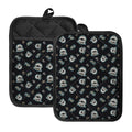 Cartoon Mummy Pattern Print Pot Holders With Pocket