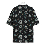 Cartoon Mummy Pattern Print Rayon Hawaiian Shirt