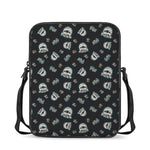 Cartoon Mummy Pattern Print Rectangular Crossbody Bag