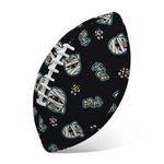 Cartoon Mummy Pattern Print Rugby Ball