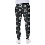 Cartoon Mummy Pattern Print Scuba Joggers
