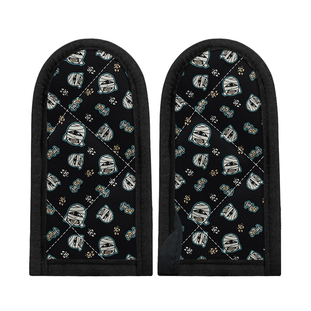 Cartoon Mummy Pattern Print Skillet Handle Cover