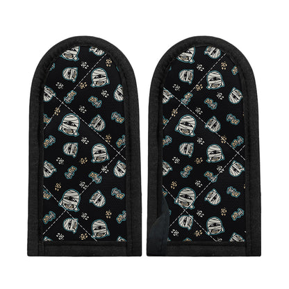 Cartoon Mummy Pattern Print Skillet Handle Cover