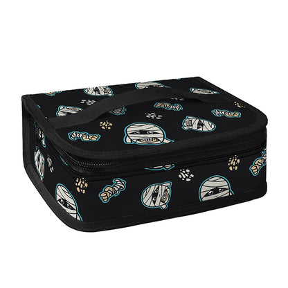 Cartoon Mummy Pattern Print Small Lunch Bag