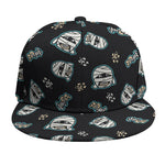 Cartoon Mummy Pattern Print Snapback Cap