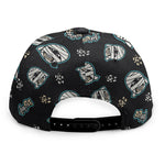 Cartoon Mummy Pattern Print Snapback Cap