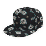 Cartoon Mummy Pattern Print Snapback Cap