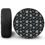 Cartoon Mummy Pattern Print Tire Cover