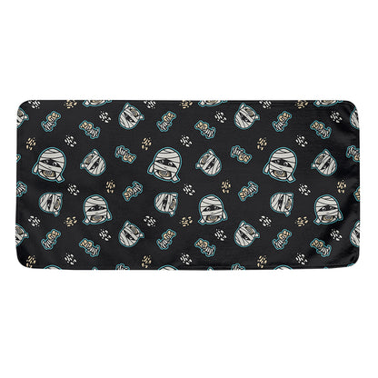 Cartoon Mummy Pattern Print Towel