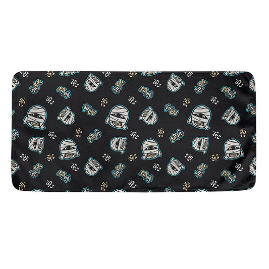 Cartoon Mummy Pattern Print Towel