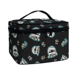 Cartoon Mummy Pattern Print Travel Makeup Bag