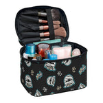 Cartoon Mummy Pattern Print Travel Makeup Bag