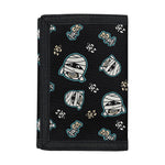 Cartoon Mummy Pattern Print Trifold Wallet