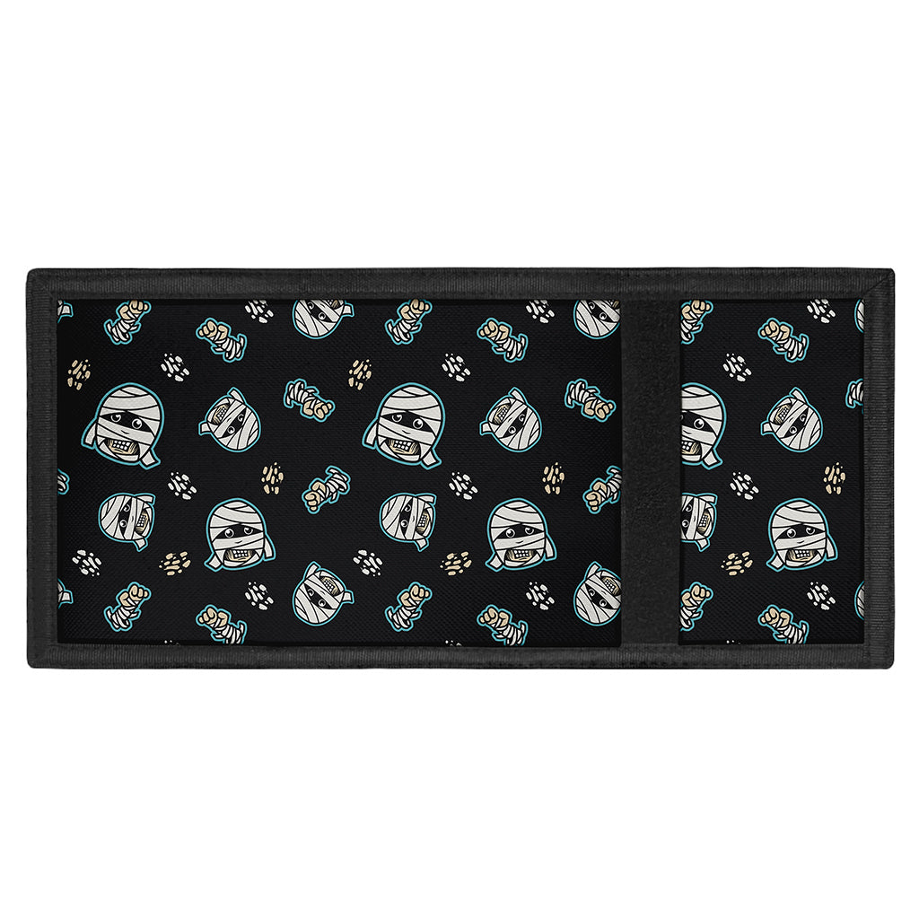 Cartoon Mummy Pattern Print Trifold Wallet