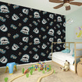Cartoon Mummy Pattern Print Wall Sticker