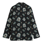 Cartoon Mummy Pattern Print Women's Blazer