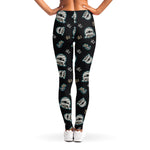 Cartoon Mummy Pattern Print Women's Leggings