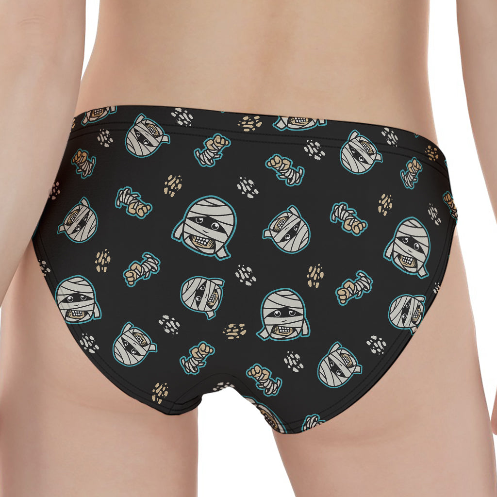 Cartoon Mummy Pattern Print Women's Panties