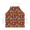 Cartoon Mushroom Pattern Print Adjustable Apron