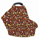 Cartoon Mushroom Pattern Print Baby Seat Cover
