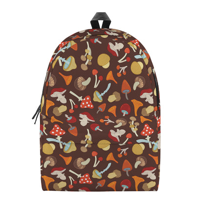 Cartoon Mushroom Pattern Print Backpack