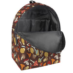Cartoon Mushroom Pattern Print Backpack