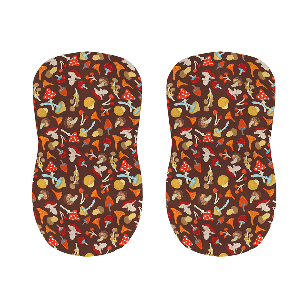 Cartoon Mushroom Pattern Print Bar Stool Covers