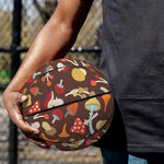 Cartoon Mushroom Pattern Print Basketball