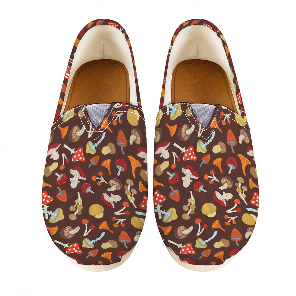 Cartoon Mushroom Pattern Print Casual Shoes