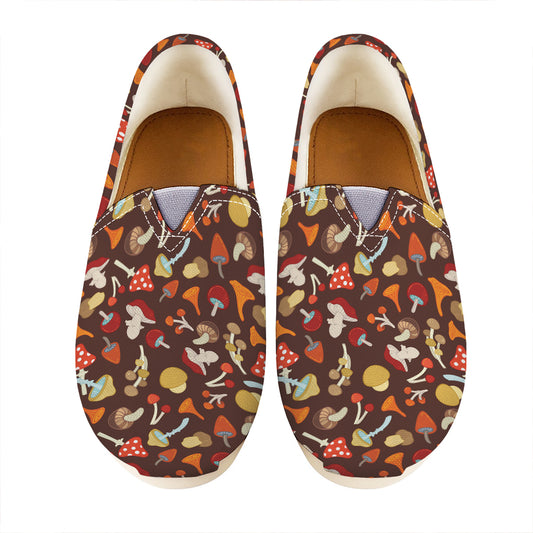 Cartoon Mushroom Pattern Print Casual Shoes
