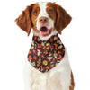 Cartoon Mushroom Pattern Print Dog Bandana