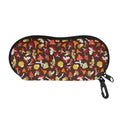 Cartoon Mushroom Pattern Print Glasses Case