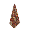 Cartoon Mushroom Pattern Print Hand Towel