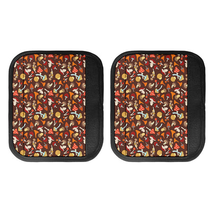 Cartoon Mushroom Pattern Print Handle Covers