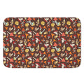 Cartoon Mushroom Pattern Print Indoor Door Mat