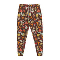 Cartoon Mushroom Pattern Print Jogger Pants