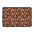 Cartoon Mushroom Pattern Print Kitchen Mat
