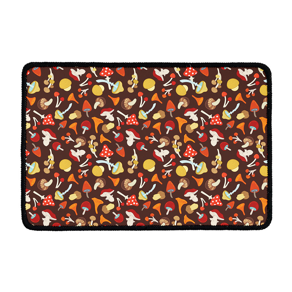 Cartoon Mushroom Pattern Print Kitchen Mat