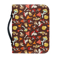 Cartoon Mushroom Pattern Print Leather Bible Cover