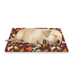 Cartoon Mushroom Pattern Print Pet Cooling Mat Cover