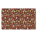 Cartoon Mushroom Pattern Print Polyester Doormat