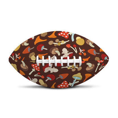 Cartoon Mushroom Pattern Print Rugby Ball