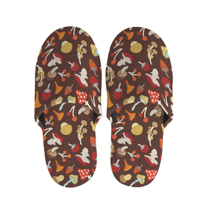 Cartoon Mushroom Pattern Print Slippers