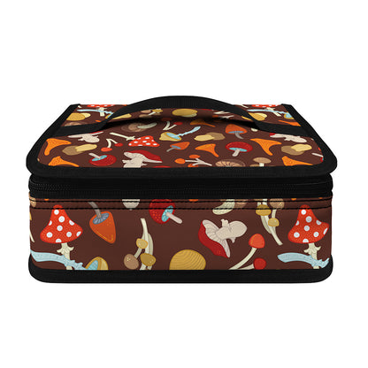 Cartoon Mushroom Pattern Print Small Lunch Bag