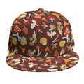 Cartoon Mushroom Pattern Print Snapback Cap